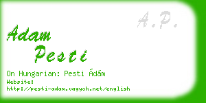 adam pesti business card